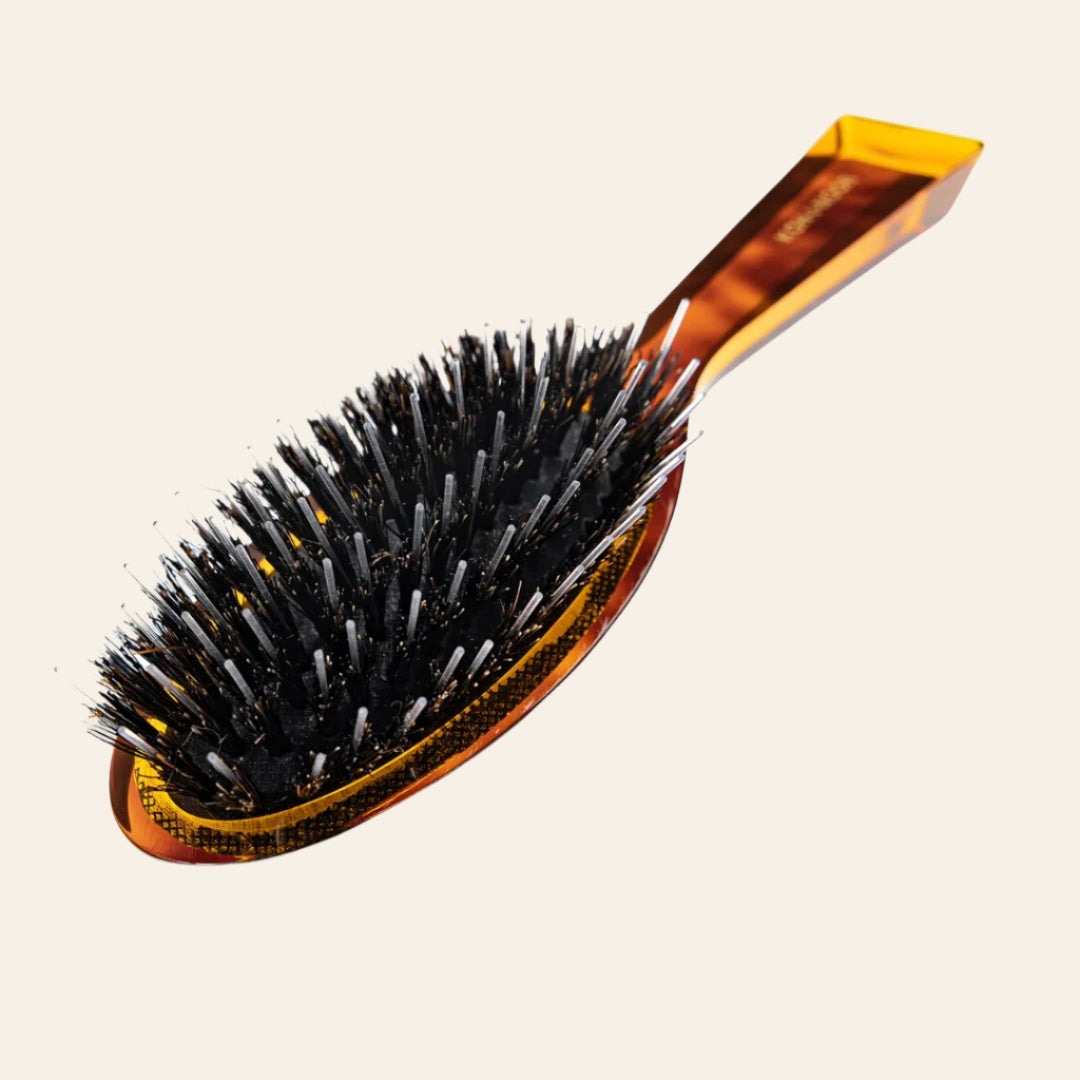 KOH-I-NOOR Jaspe Pneumatic Boar and Nylon Pin Oval Brush