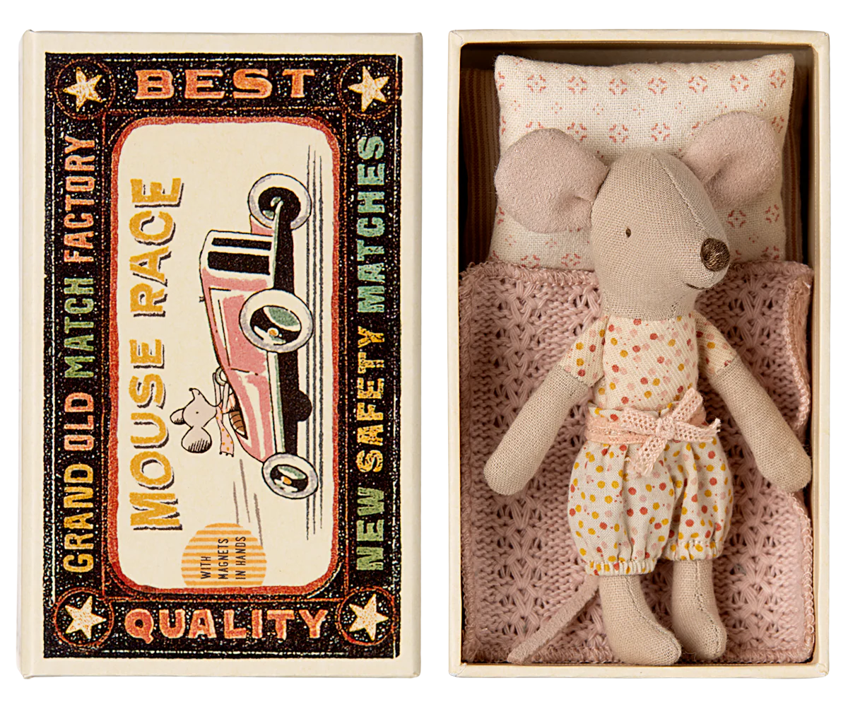 MAILEG Little Sister Mouse in a Box