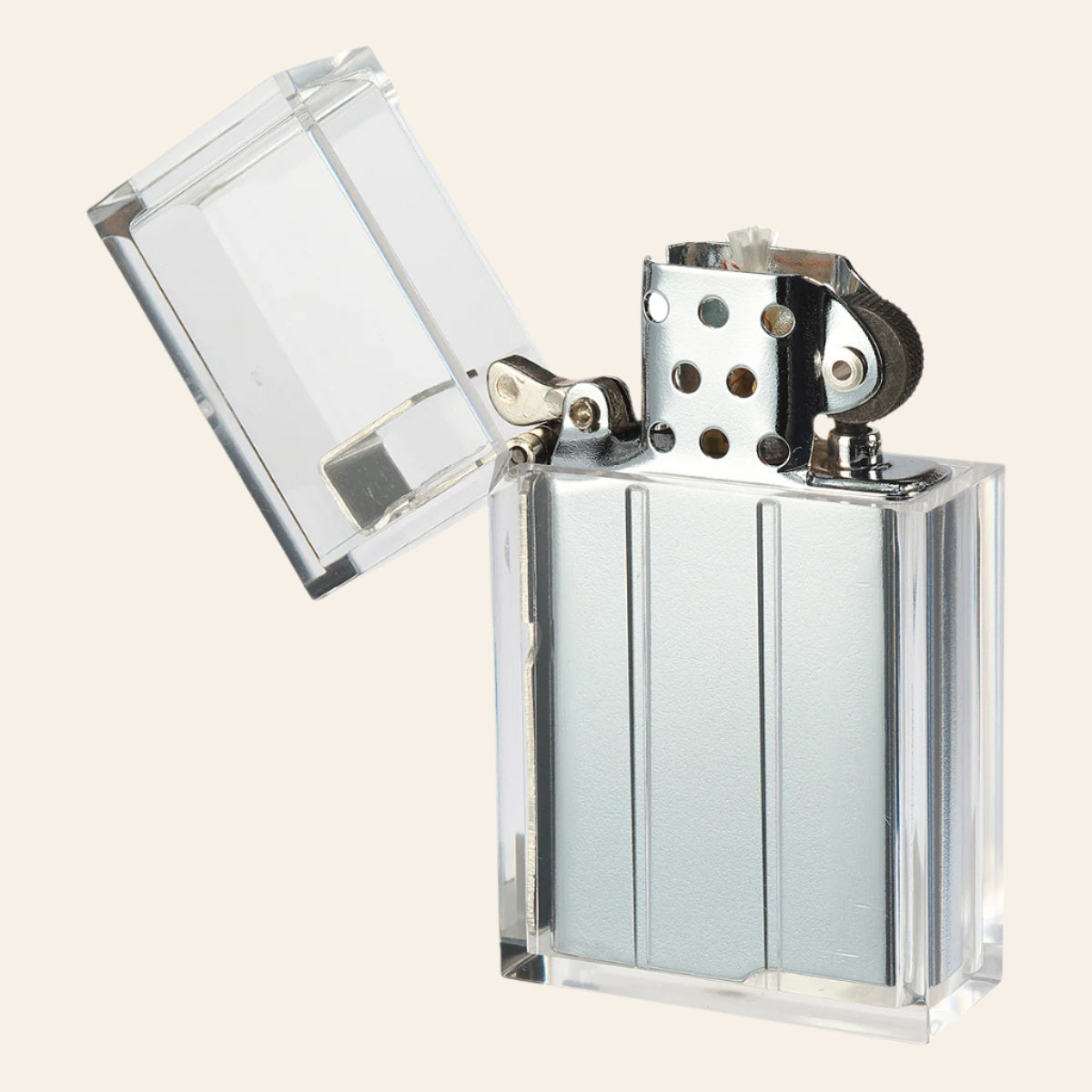 TSUBOTA PEARL Hard Edge Transparent Lighter