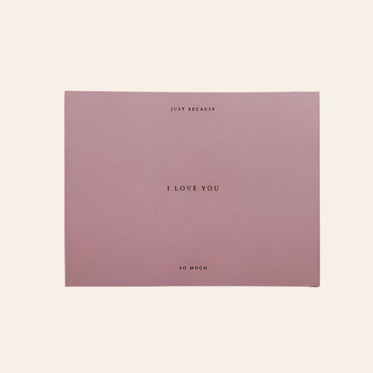 JAYMES PAPER I Love You Card No. 01