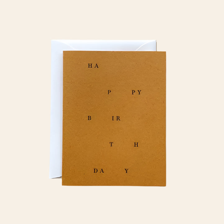 JAYMES PAPER Happy Birthday Card No. 31