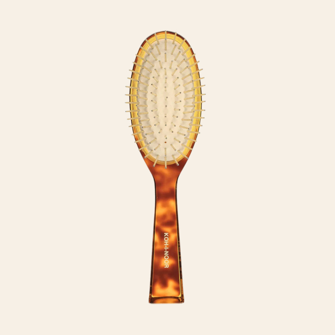 KOH-I-NOOR Jaspe Pneumatic Gold Pin Oval Brush