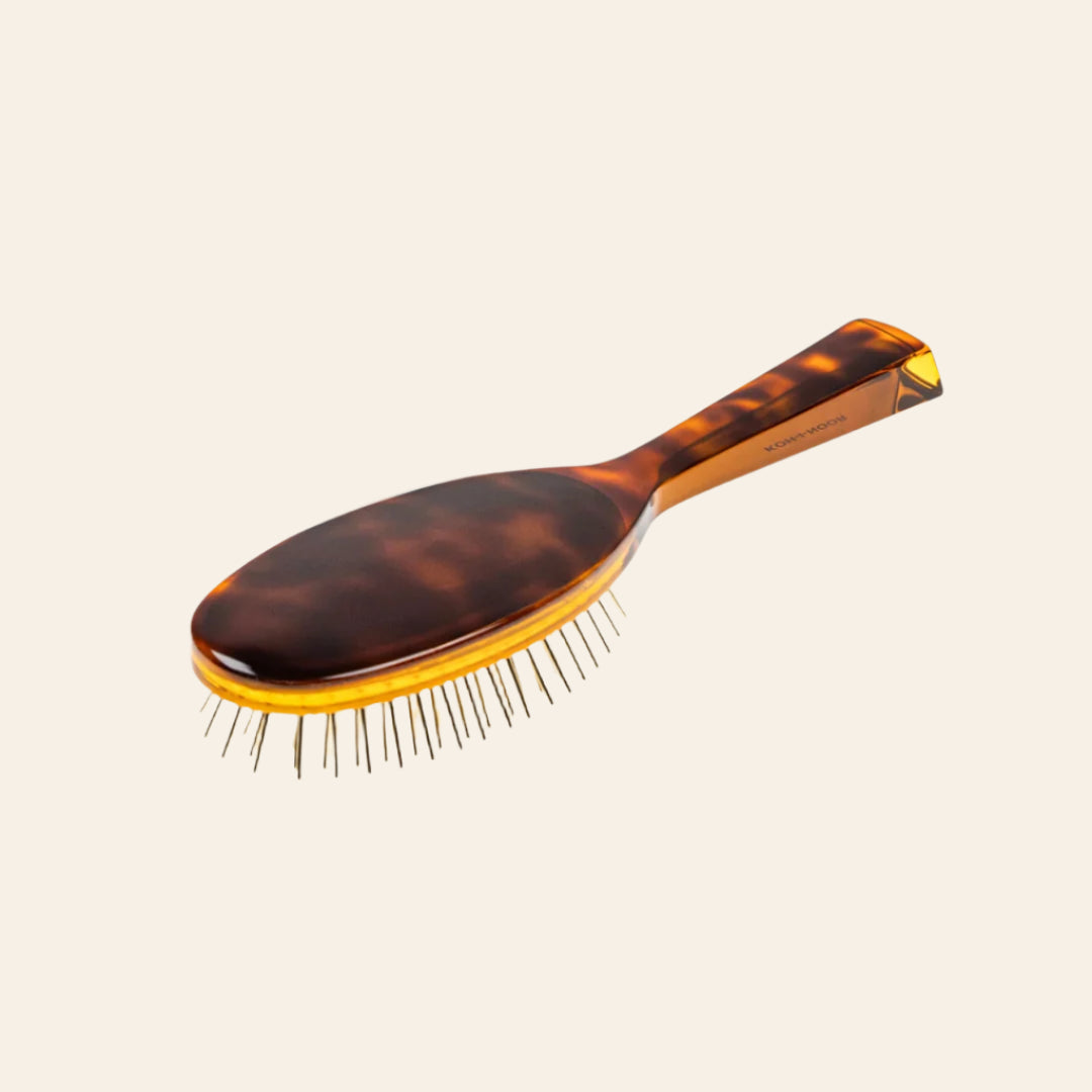 KOH-I-NOOR Jaspe Pneumatic Gold Pin Oval Brush