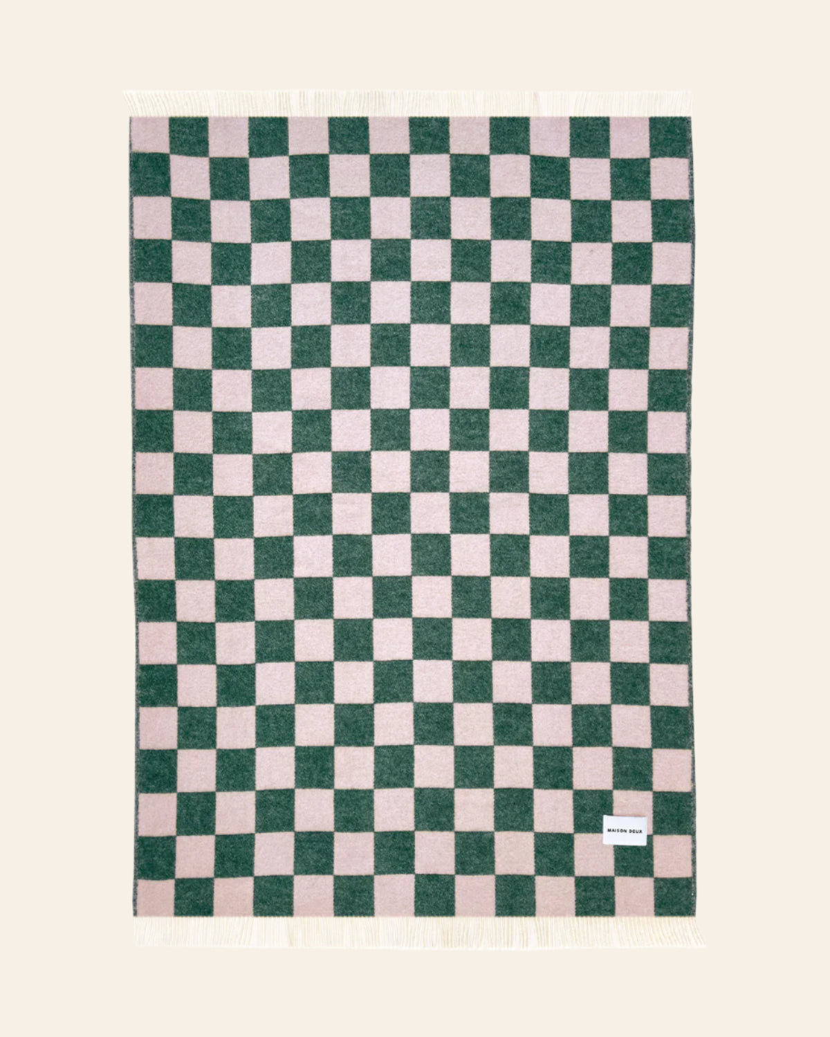 MAISON DEUX Checkerboard Blanket