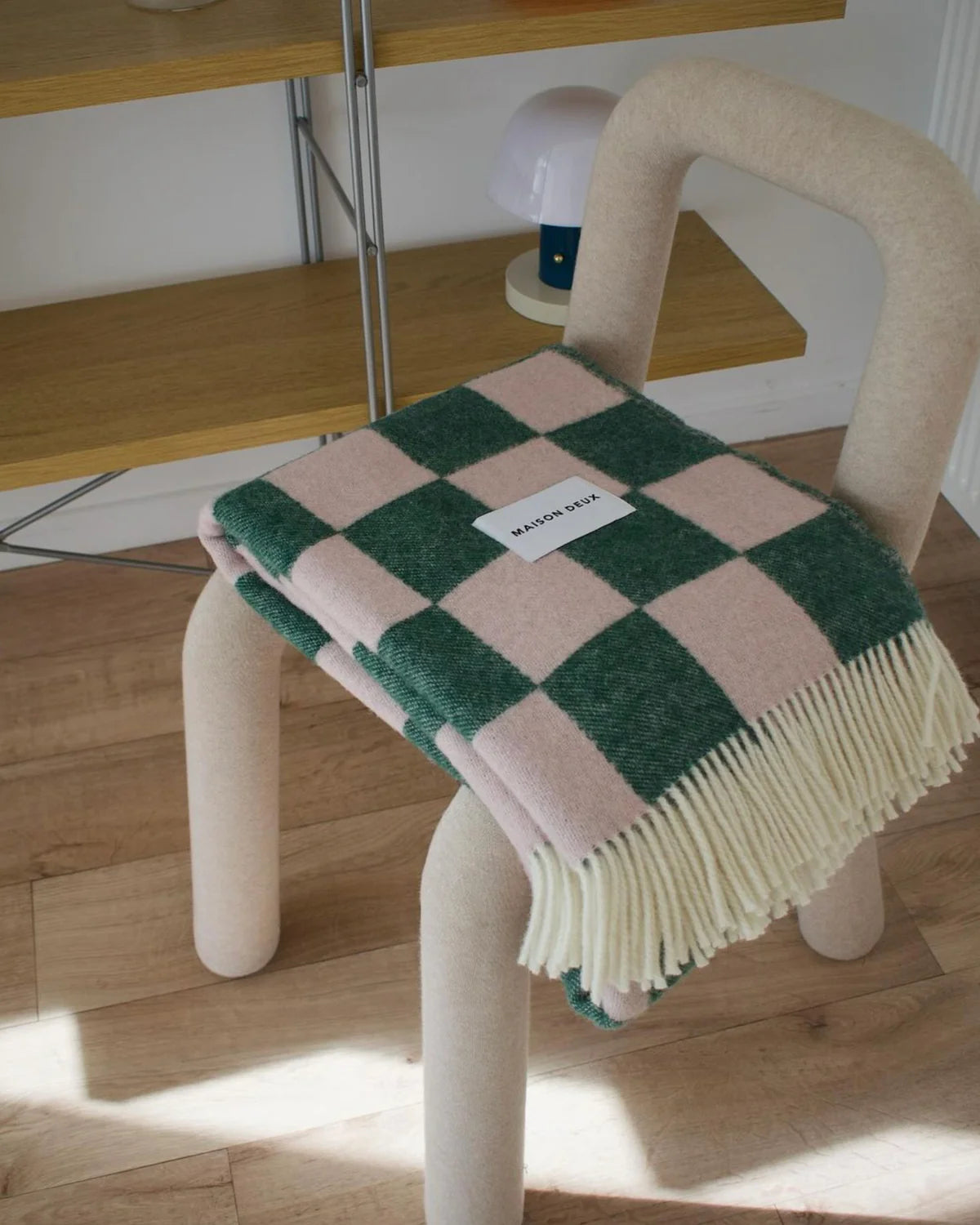 MAISON DEUX Checkerboard Blanket