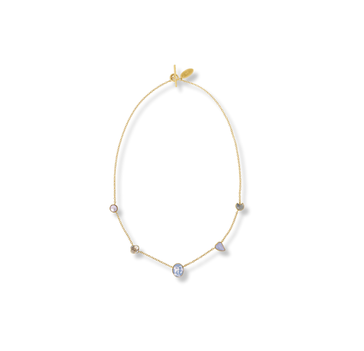 GRAINNE MORTON Cameo Five Mini Charm Necklace