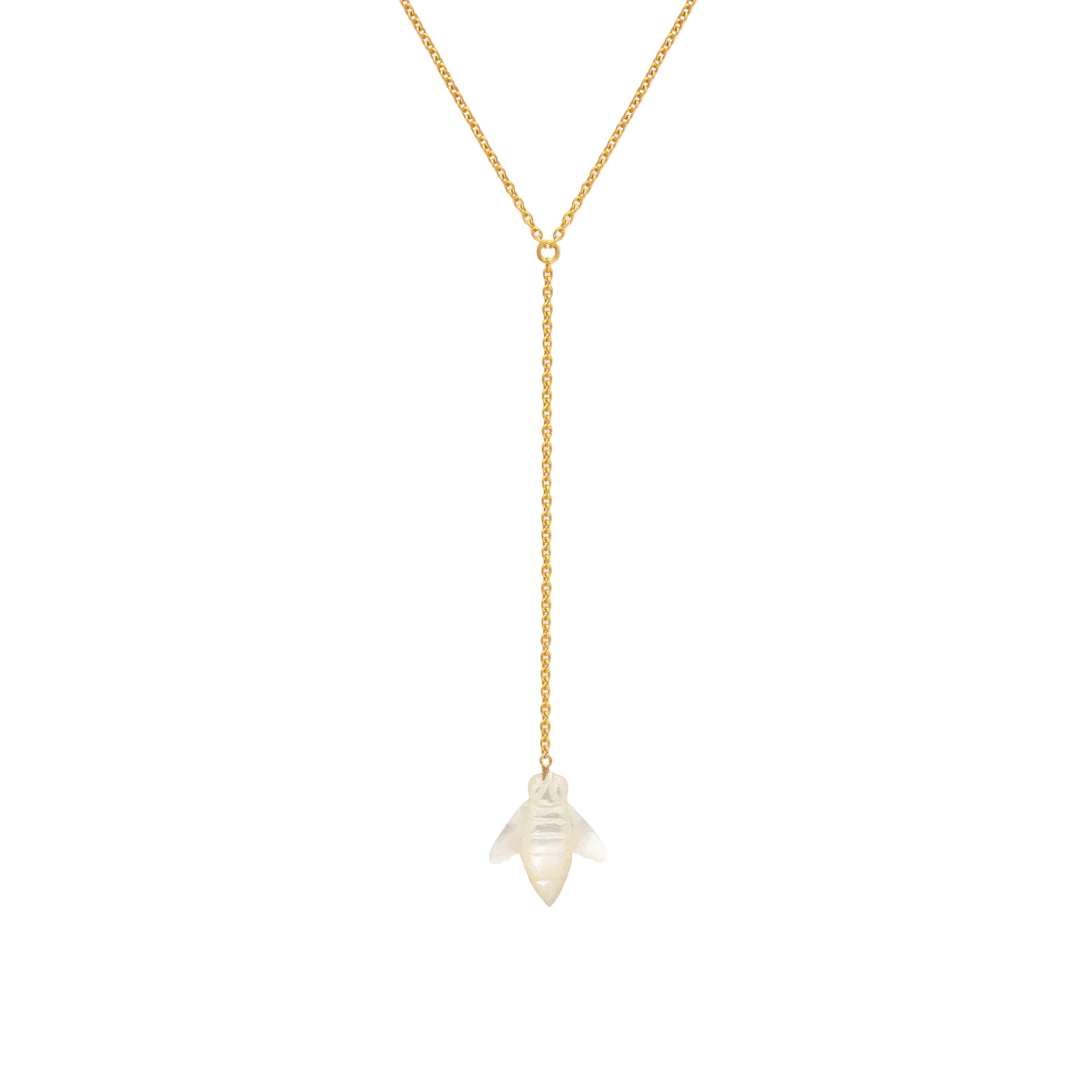 GRAINNE MORTON Bee Lariat Necklace