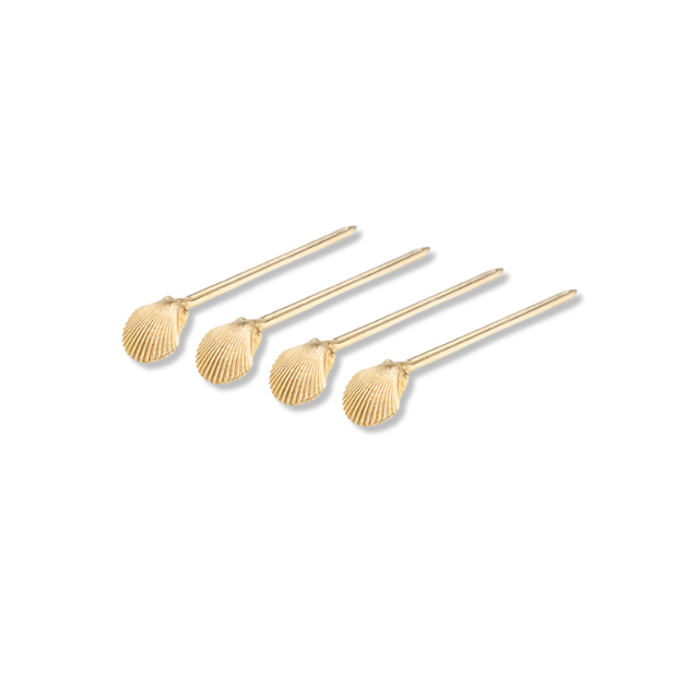 SHELTON METAL Shell Pick Set of 4