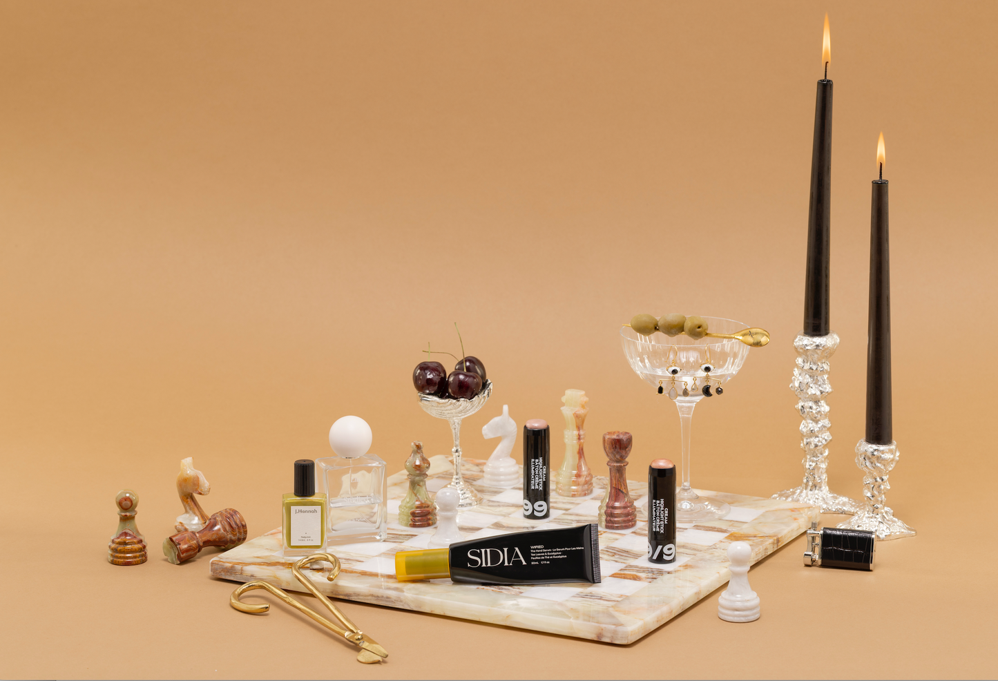 SHELTON METAL Sand Drip Candlestick