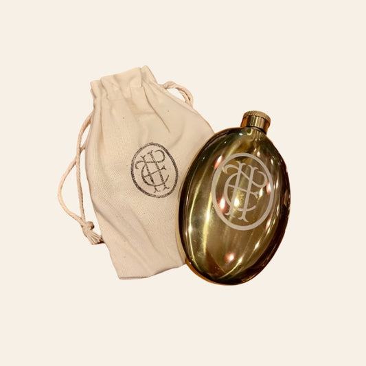 EMELINE Oval Flask Gold