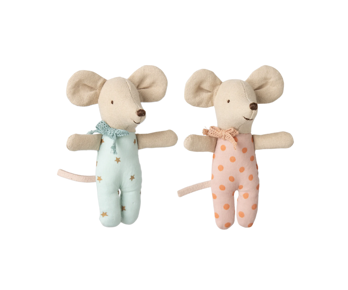 MAILEG Twin Mice in a Matchbox