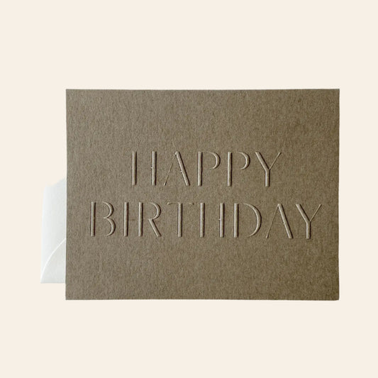 JAYMES PAPER Happy Birthday Card No. 10