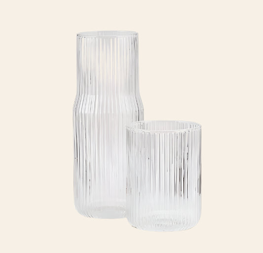 GRY MATTR Ribbed Carafe