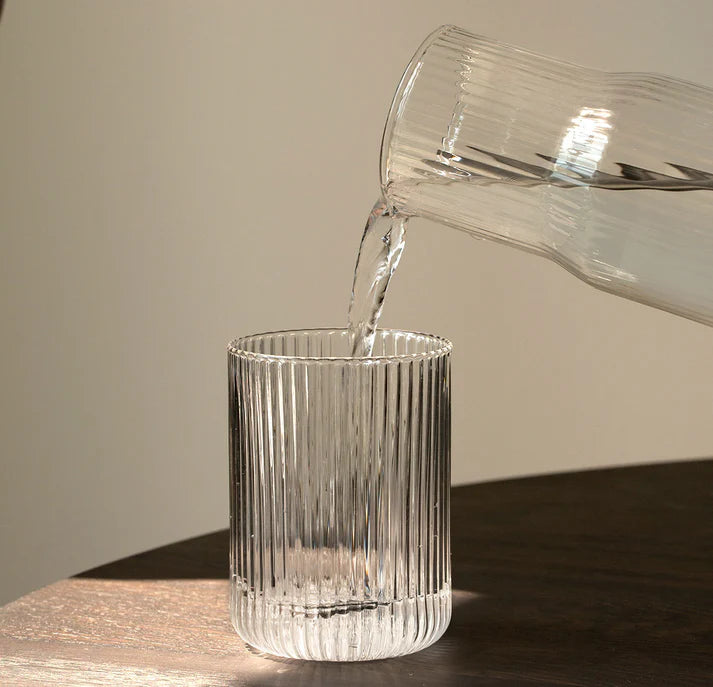 GRY MATTR Ribbed Carafe