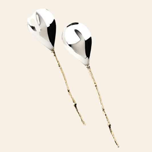 SHELTON METAL Olive Branch Serving Set