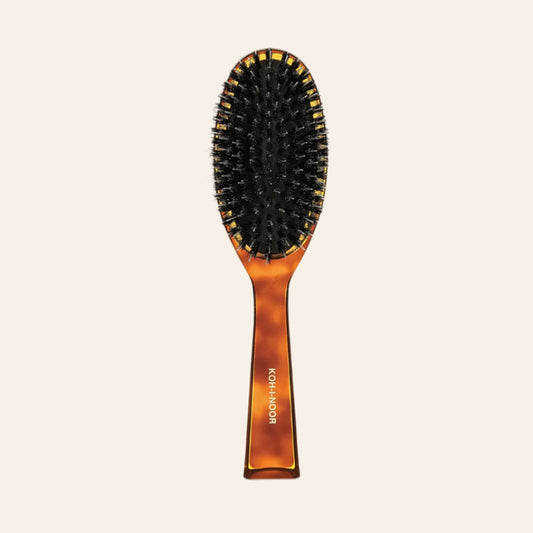 KOH-I-NOOR Jaspe Pneumatic Boar and Nylon Pin Oval Brush