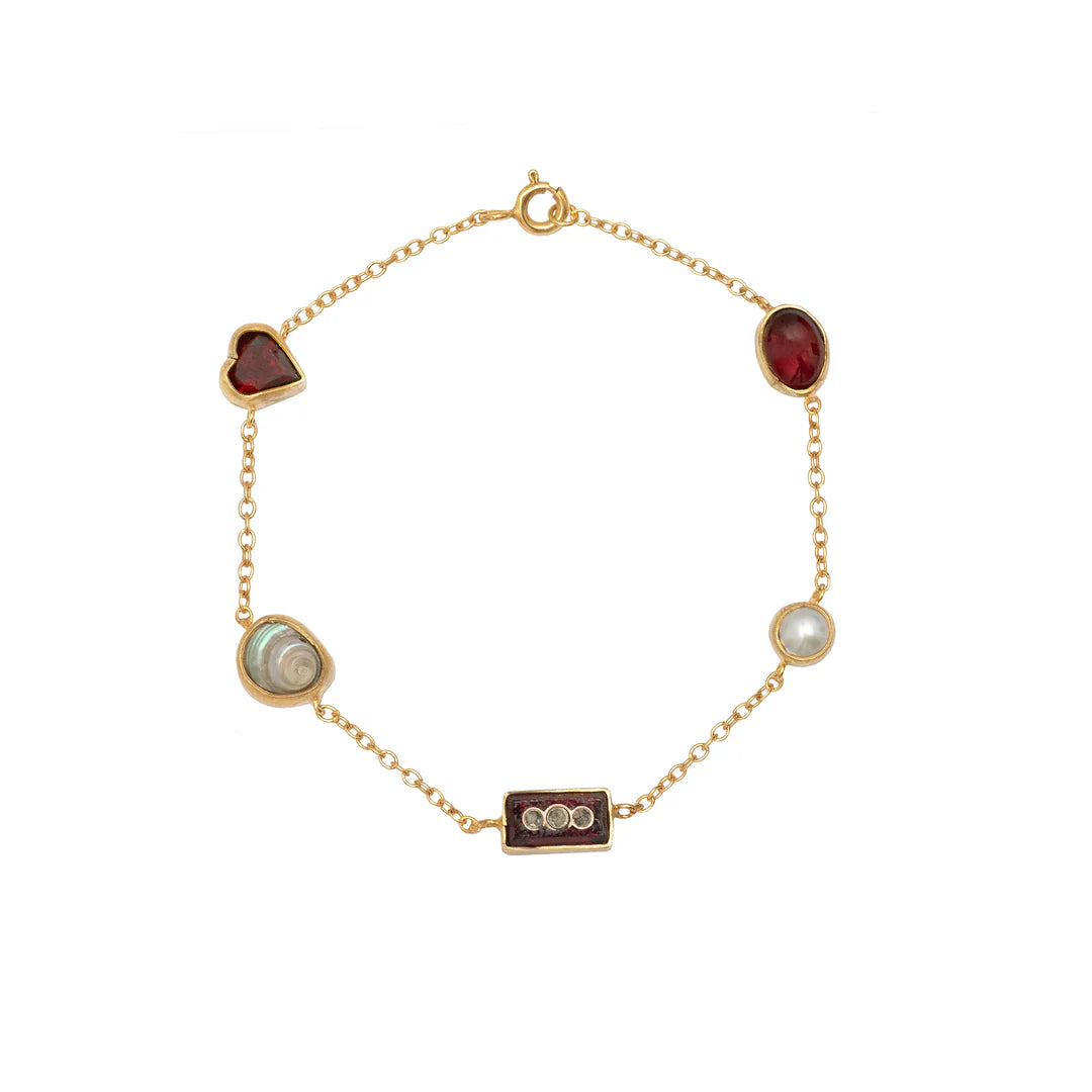 GRAINNE MORTON Five Mini Charm Bracelet