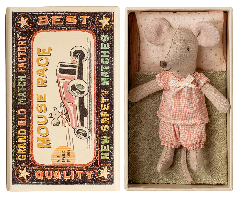 MAILEG Little Sister Mouse in a Box