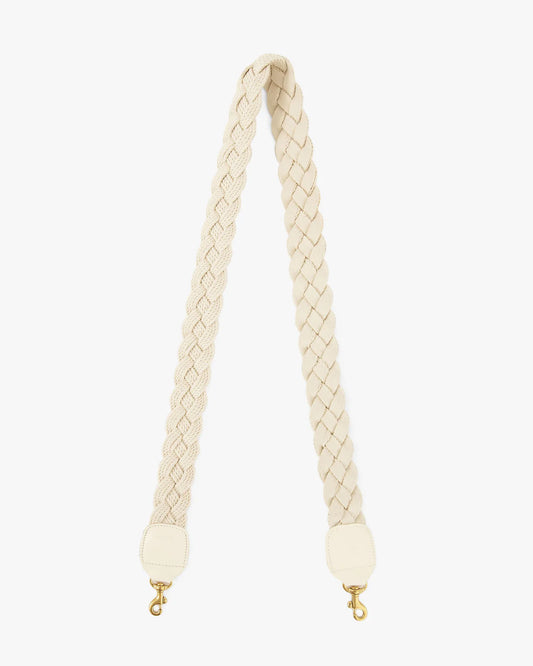 CLARE V Braided Crossbody Strap