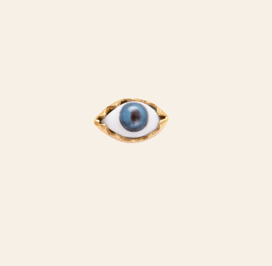 GRAINNE MORTON Blue Eye Stud Earring Single