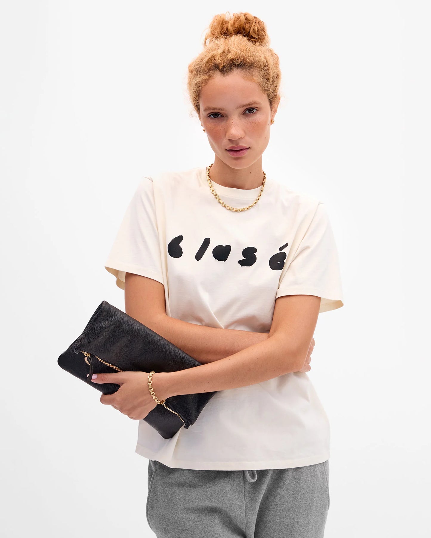 CLARE V Foldover Clutch