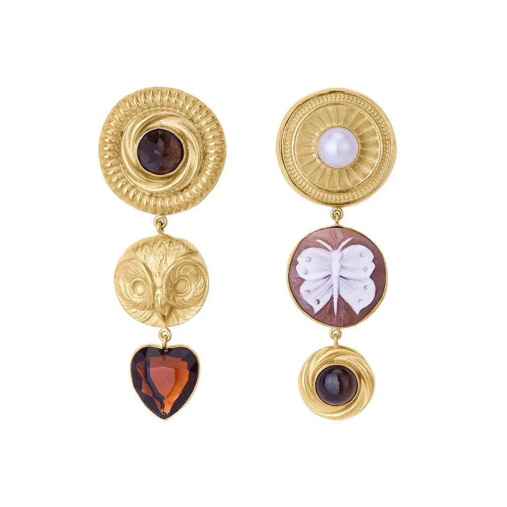 GRAINNE MORTON Triple Drop Earrings