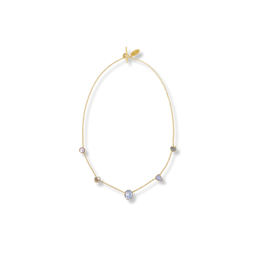 GRAINNE MORTON Cameo Five Mini Charm Necklace