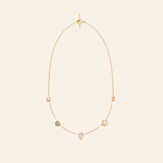 GRAINNE MORTON Five Mini Charm Necklace