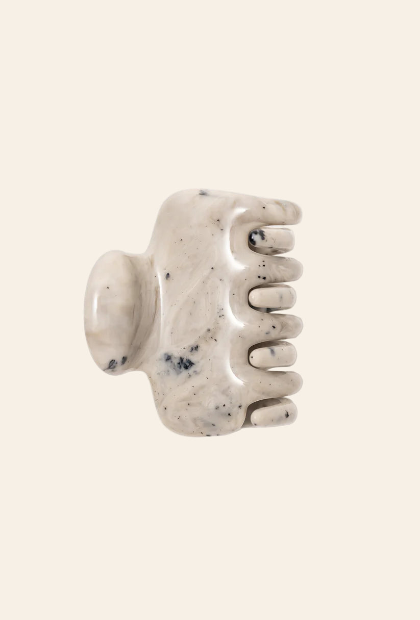 UNDO HAIRWARE No. 5 Claw Clip Gray Marble