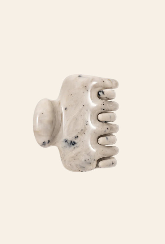 UNDO HAIRWARE No. 5 Claw Clip Gray Marble