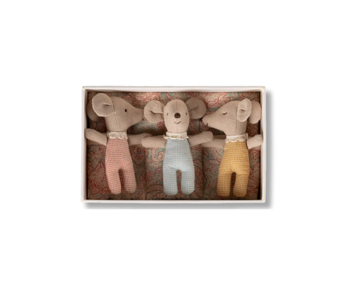 MAILEG Triplets Baby Mice in a Box