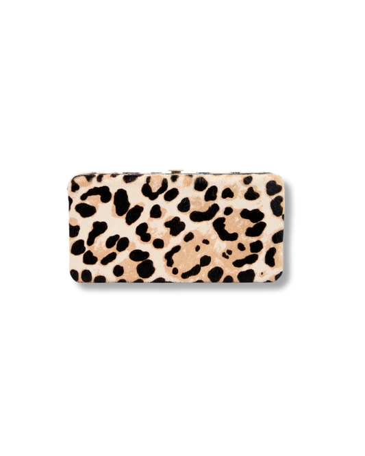 CLARE V Le Tabac Snow Leopard