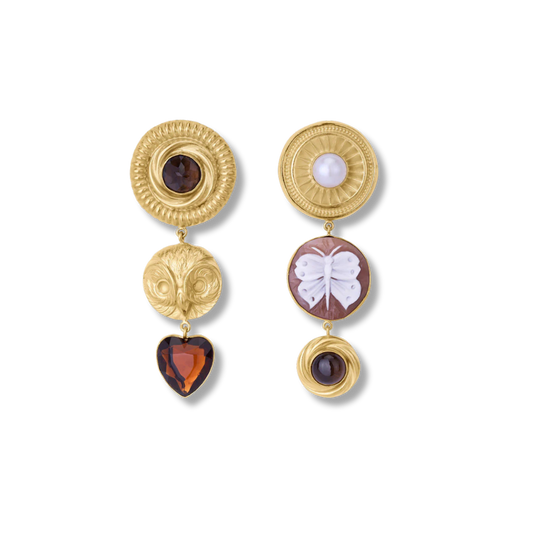 GRAINNE MORTON Triple Drop Earrings