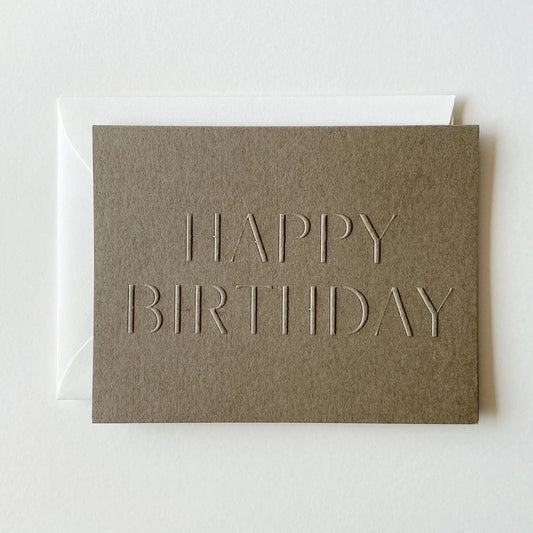 JAYMES PAPER Happy Birthday Card No. 10